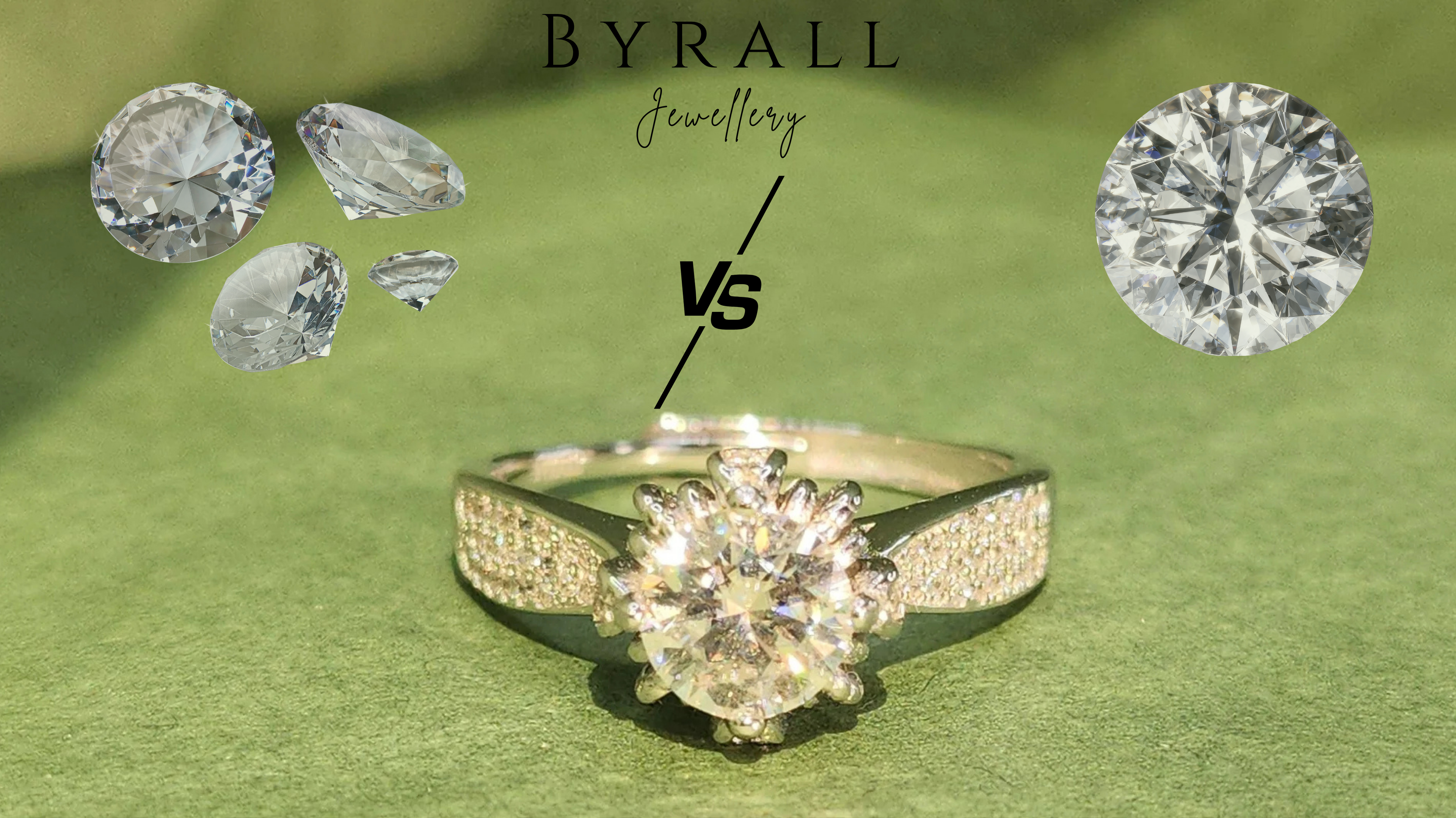 Diamond and Moissanite Comparison 
