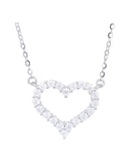 Amour De Paris heart moissanite necklace gold plated S925 sterling silver Australia  Byrall